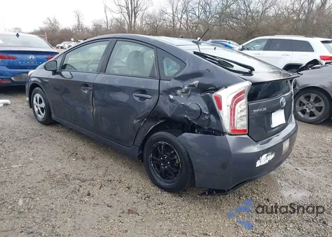 2013 Toyota Prius Three из США, поврежденный, VIN JTDKN3DUXD5601062
